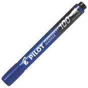 Marker permanentni 1mm okrugli vrh pilot sca-100-l modra