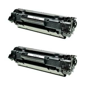Komplet HP 83A / CF283A / LaserJet Pro MFP M125, M126, M127, M128, M200, M201, M202, M220, M225, M226 kompatibilna tonerja (2) - 2 Ă— ÄŤrna