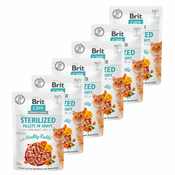 Brit Care Cat Sterilized Healthy Rabbit 6x85 g