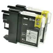 kartuša Brother LC985BKBP2, dvojbalenie, črna (black), alternativni