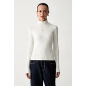 Calvin Klein Jeans majica z dolgimi rokavi ženska z bombažem