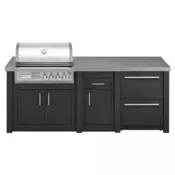 Grandpro Letna kuhinja 242 ALU Series - Graphite + Crossray 4 [SGCR3NFDD0]