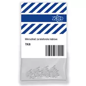 ZED electronic Telefonski konektor, blister pakiranje ?8 komada – TK/8