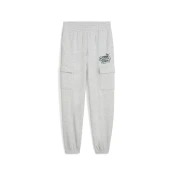 PUMA MID90s Cargo Sweatpants Youth, Clothing, Light Gray Heather, 15-16Y