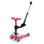 Micro MINI DELUX PLUS 3u1 Deciji trotinet, Roze