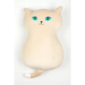 Mačka velike oči bež 53 cm