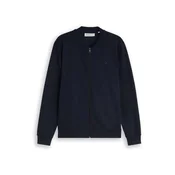 TOM TAILOR DENIM Jopa na zadrgo temno modra