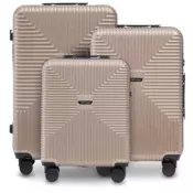 Wings set od 3 kofera PC ECO, champagne boje