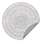 SONGMICS HOME Okrogla Preproga, 160 cm