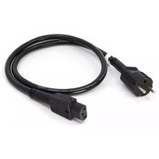 Kabel za napajanje QED - XT3, 1 m, crni
