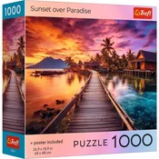 Trefl Puzzle 1000 USA Collection: Sončni zahod nad rajem
