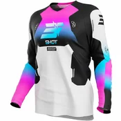 Djecji motokros dres Shot Draw Rocket, roza
