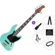 Sire Marcus Miller V5R Alder-5 Premium SET Mild Green 5 strunska bas kitara