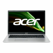 Laptop ACER Aspire 3 NX.AD0EX.00Q / Core i3 1115G4, 8GB, 128GB SSD, Intel HD Graphics, 17.3 FHD LED, bez OS, srebrni