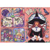 Hachette - Puzzle Delavnica črkovanja - 1 000 kosov