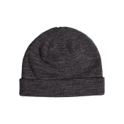 Short cuff knitted cap h.Charcoal