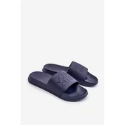 Lightweight mens slippers with Big Star logo navy