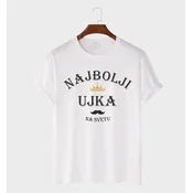 MAFIMI Muška majica Najbolji ujka, Bela
