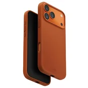 Premium ovitek UNIQ Lino MagClick™ za iPhone 17 Pro - Burnt Sienna