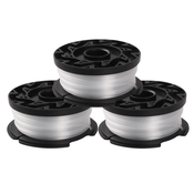 INF 3-paket nadomestnih kolutov z vrvico za prirezovanje trave Black Decker AF-100-3ZP, (21260453)