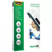 Folija za plastificiranje 100my A3 sjajna pk100 Fellowes