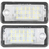 shumee Audi A3 A4 A6 A8 Q7 LED luči za registrsko tablico 2 kom komplet