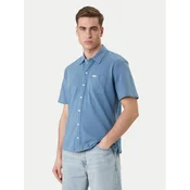 Guess Jeans Srajca M6GP02 KE731 Modra Regular Fit