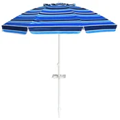 Northix Napražni senčnik 220 cm, nagibna streha, držalo za skodelice, torba za prenašanje