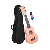 Sopran ukulele pink Lipa (s torbo in trzalicami) HH 3968