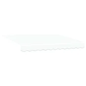 Vidaxl Nadomestno platno za tendo Bela 3 x 2,5 m Poliester