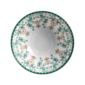 ADTREND skleda Kensy Floral, melamin, zelena, 32x11 cm