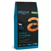 Alleva Natural ADULT med/maxi – RIBA & BUČA 12 Kg