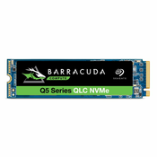 Seagate® BarraCuda(TM) Q5, 2TB SSD, M.2 2280-S2 PCIe 3.0 NVMe, ReadWrite: 2,400  1,800 MBs, EAN: 8719706027731 ( ZP2000CV3A001 )