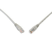 Solarix Patch kabel CAT6 UTP PVC 0,5 m siv, odporen na udarce C6-155GY-0,5MB