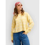Roxy Messy Star Sweater ženski pulover golden haze