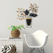 Wallity Zidna dekoracija Flowers in Pots 2, 47 x 55 cm, Šarena