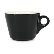 Črna porcelanasta skodelica za kapučino 160 ml Barista – BonBistro