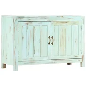 Vidaxl vidaXL Omarica svetlo modra 110x35x70 cm masiven mangov les