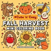 FALL HARVEST MINI COLORING BOOK