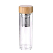 Bergner Steklenica BG-20135-MM Portable glass bottle with strainer 350 ml
