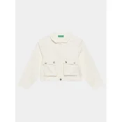 United Colors Of Benetton Jeans jakna 22C2CN04D Écru Regular Fit