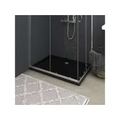 Pravokutna tuš-kada ABS crna 70 x 100 cm