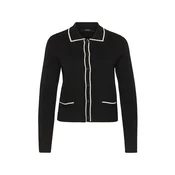 Vero Moda Petite Pletena jopa VMGOLD  črna / bela