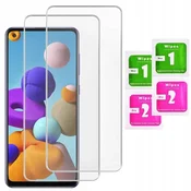 shumee 2x kaljeno steklo za zaščitno folijo za zaslon Samsung Galaxy A21s | 2 kosa