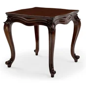 Casa Padrino luxury baroque side table brown - Square baroque style solid wood table - Luxury living room furniture in baroque style - Baroque furniture - Noble & Magnificent