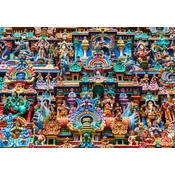 Alipson Puzzle - Puzzle Okras hindujskega templja - Indija - 1 000 kosov