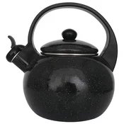 slomart KingHoff KH-2039 Emajliran lonec za vodo, črn, 2.2L