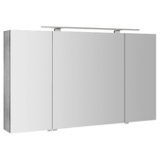 SAPHO Riwa Kopalniška Galerka z LED, Trojna Vrata, 121x70, Dub Stříbrný