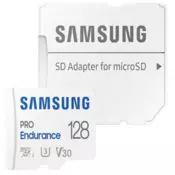 SAMSUNG PRO Endurance MicroSDXC 128GB U3 + SD Adapter MB MJ128KA