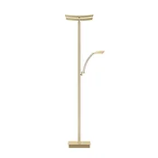HELL LED-stoječa svetilka Andy, krem, višina 185 cm, kovinska, CCT, 3-žarilna - Dnevna soba/jedilnica - Sodobni - kremno eloksirano - Kovina
